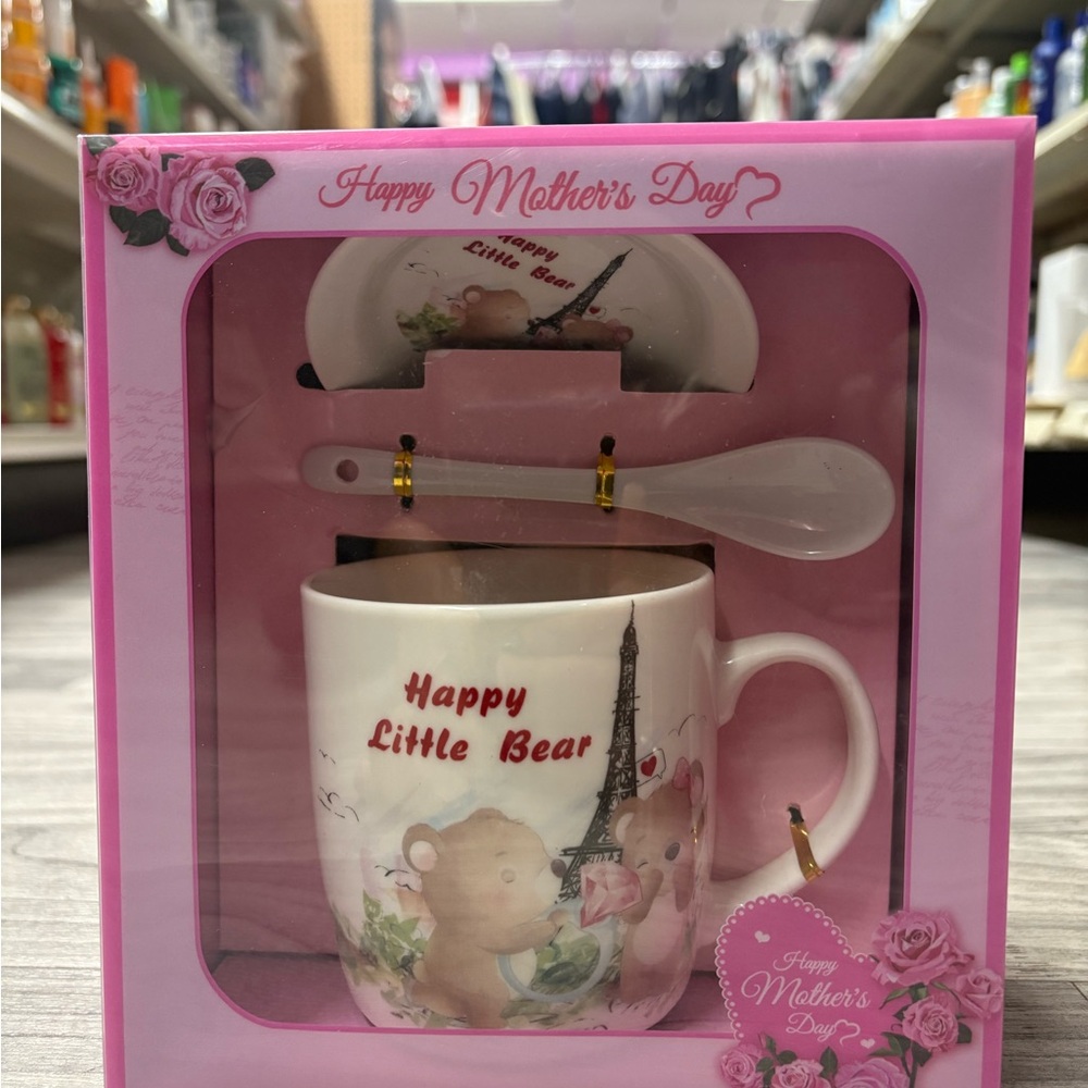 Happy Little Bear Mother's Day Mug Set